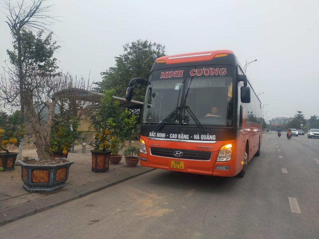 Nhà xe Minh Cương tuyến xe khách từ Sapa về Bắc Ninh