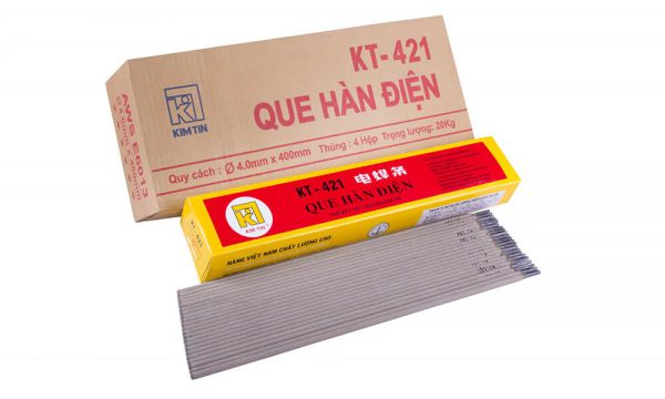 Que hàn thường (sắt) Kim Tín KT-421 (2.5mm): Sự lựa chọn tin cậy cho kỹ thuật hàn