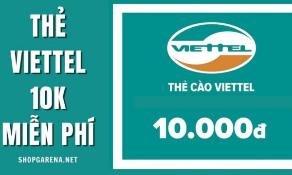 Thẻ Viettel 20k Miễn Phí 2024 [Share Card Viettel 20k Free]