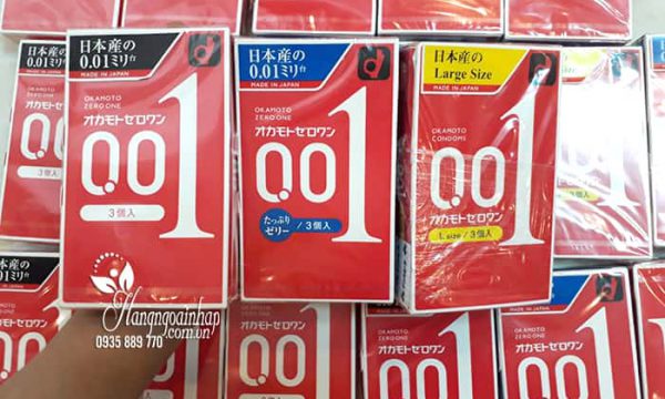 Okamoto 0.01 Zero One Condoms - Bao cao su mỏng nhất Thế giới
