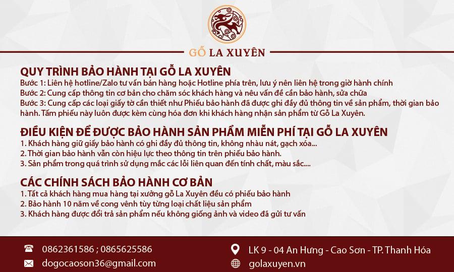 Chính sách bảo hành