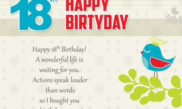 Những lời chúc sinh nhật đặc biệt dành cho tuổi 18