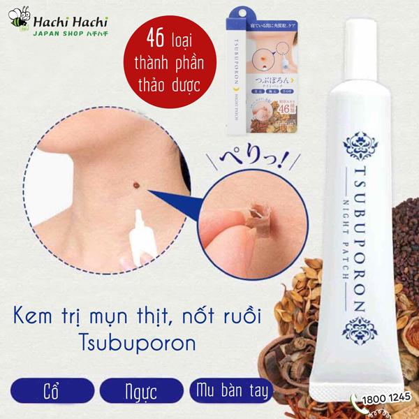 Kem trị mụn thịt, nốt ruồi Tsubuporon