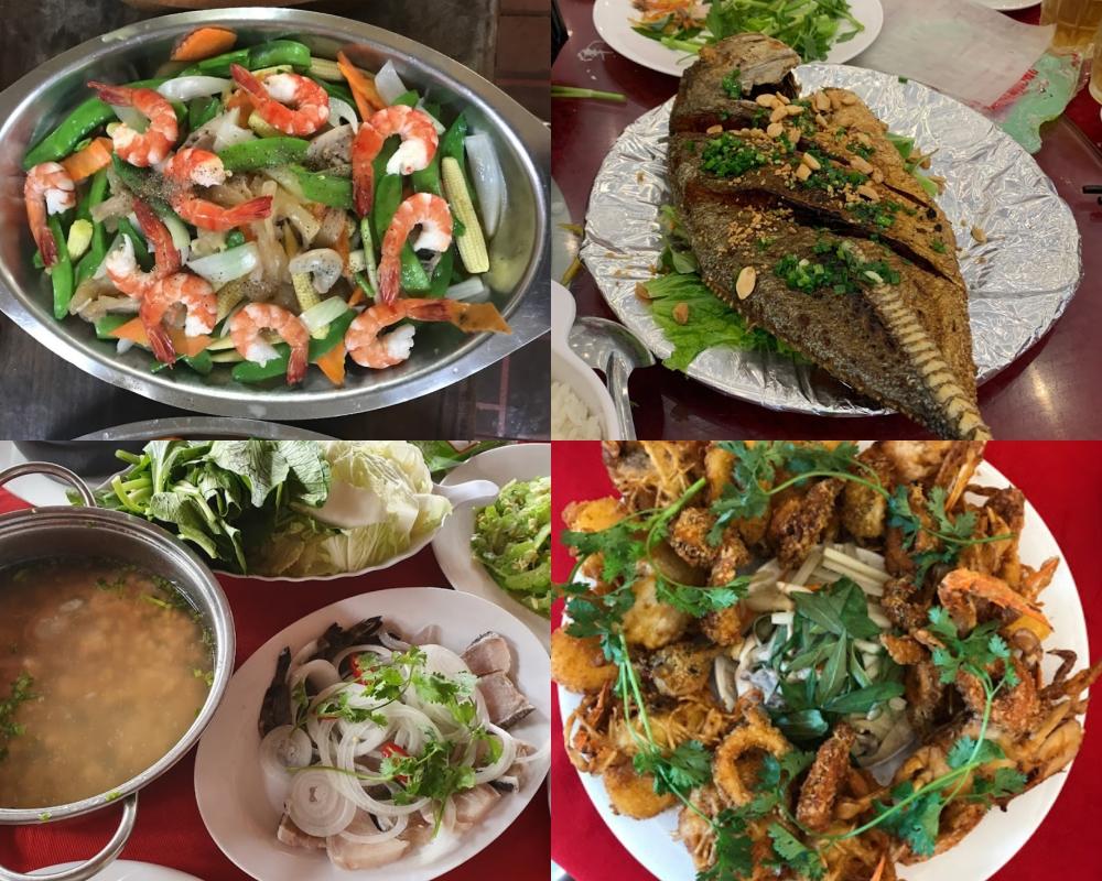 Món ăn tại nhà hàng Thanh Trà Phú Quốc