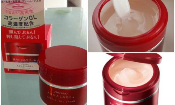 Review 3 loại Kem dưỡng da Shiseido Aqualabel đỏ, vàng và xanh