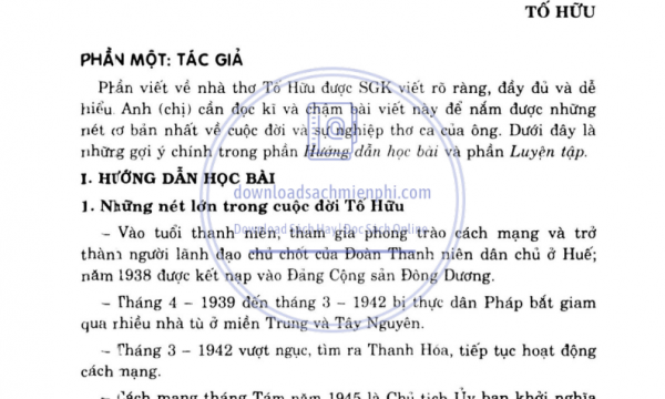 Việt Bắc (Tố Hữu) – Phần 1: Tác giả