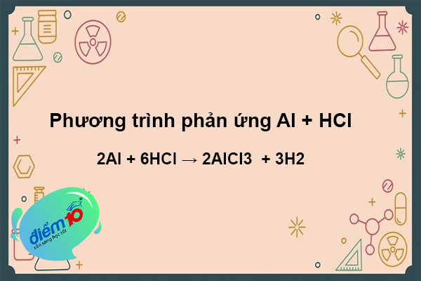 Phản ứng hóa học giữa nhôm và axit clohydric