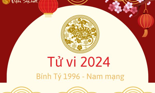 Tử Vi Tuổi Bính Tý 1996 Năm 2024 - Nam Mạng