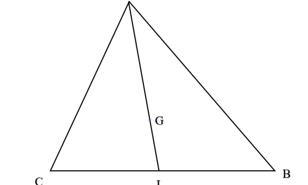 Cho tam giác ABC có G là trọng tâm và I là trung điểm của đoạn thẳng BC. Khẳng định nào sau đây là đúng