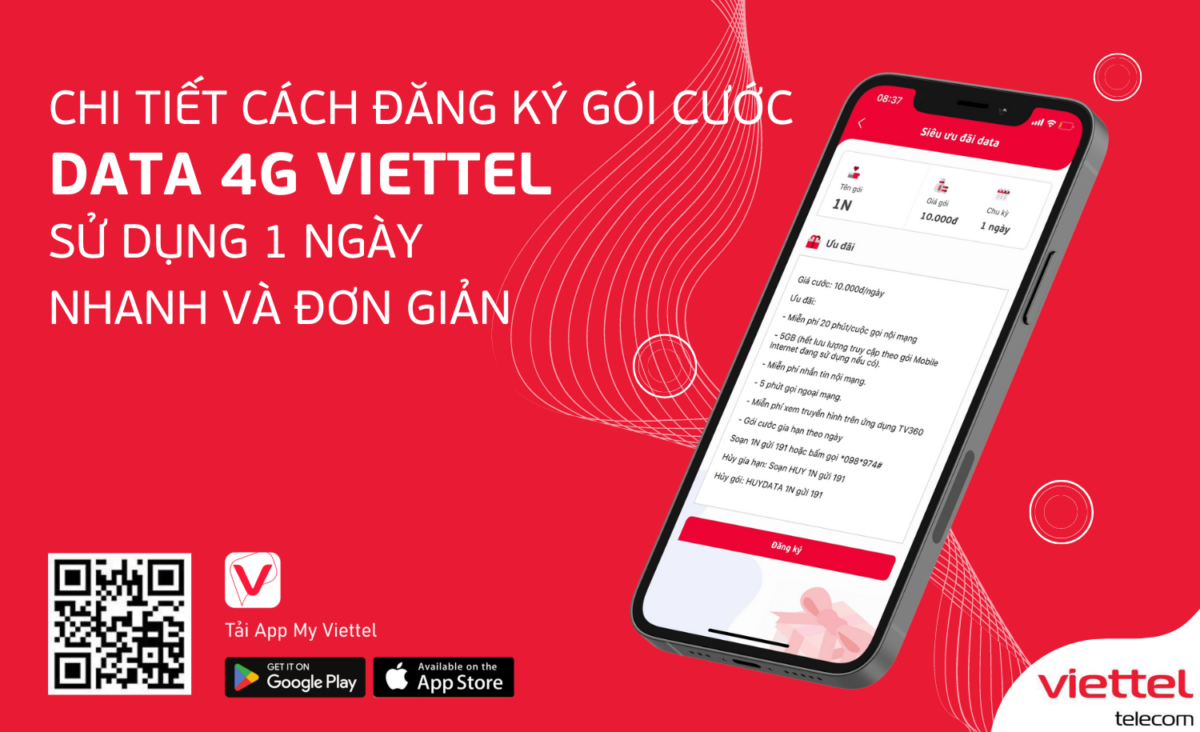 Gói cước data 4G Viettel
