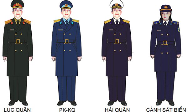 Quy định về mang mặc quân phục mùa Đông