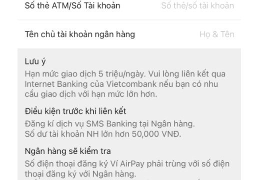 Hướng dẫn cách liên kết ví ShopeePay Pay với Vietcombank